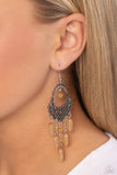 Paparazzi Botanical Escape - Brown Earrings