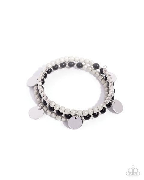 Paparazzi Boundless Beaches - Black Bracelet