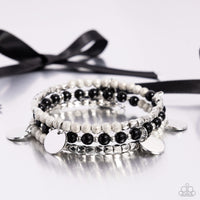 Paparazzi Boundless Beaches - Black Bracelet