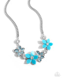 Paparazzi Bouquet Ballad- Blue Necklace