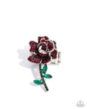 Paparazzi Boutonniere Bling- Red Flower Ring