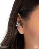 Paparazzi Boutonnière Bravado- Silver Earcuff
