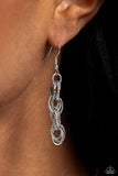 Paparazzi Braided Ballad - Silver Braided Necklace