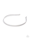 Paparazzi Braided Behavior- Silver Headband
