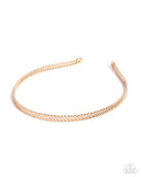 Paparazzi Braided Behavior- Gold Headband