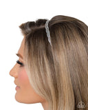 Paparazzi Braided Boarding School- Silver HairBand