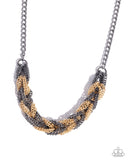 Paparazzi Braided Breakthrough- Multi Necklace