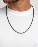 Paparazzi Breaking Away- Black Necklace