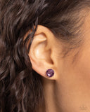 Paparazzi Breathtaking Birthstone - Purple Stud Earrings