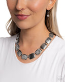 Paparazzi Brilliant Belonging- Silver Necklace