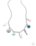 Paparazzi Broaching Beauty- Blue Necklace
