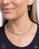Paparazzi Buckingham Bow- Yellow Necklace