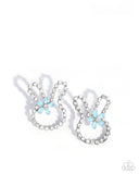 Paparazzi Bunny Backdrop- Blue Earrings