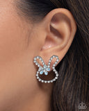 Paparazzi Bunny Backdrop- Blue Earrings