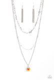Paparazzi Burning Love - Yellow Necklace