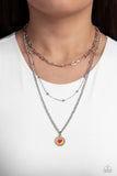 Paparazzi Burning Love - Yellow Necklace