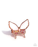Paparazzi Butterfly Benefit- Copper Ring