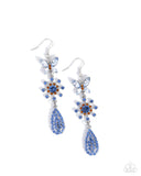 Paparazzi Butterfly Blend- Blue Earrings