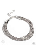 Paparazzi FF APR 24 By a Show of STRANDS - Silver