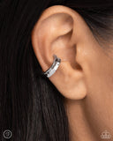 Paparazzi CUFF Call - Silver EarCuff