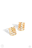 Paparazzi Flexible Fashion- Gold Earcuffs