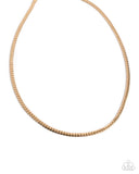 Paparazzi CURB the Peace- Gold Necklace