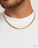 Paparazzi CURB the Peace- Gold Necklace