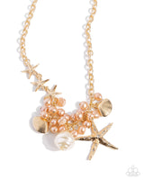 Paparazzi Cabo Coast - Gold Necklace