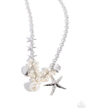 Paparazzi Cabo Coast - White Necklace