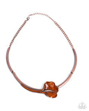 Paparazzi Calla Lily Chic- Copper Necklace