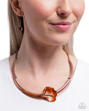 Paparazzi Calla Lily Chic- Copper Necklace
