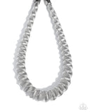 Paparazzi Candescent Coils- Silver Necklace