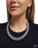 Paparazzi Candescent Coils- Silver Necklace