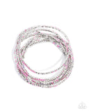 Paparazzi Candlelight Cascade- Purple Bracelet