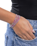 Paparazzi Candlelight Cascade- Purple Bracelet