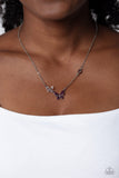 Paparazzi Cant BUTTERFLY Me Love - Purple Amethyst Rhinestones Necklace