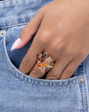 Paparazzi Captivating Cluster- Rose Gold Ring