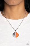 Paparazzi Captivating Contrast - Orange Neckalce