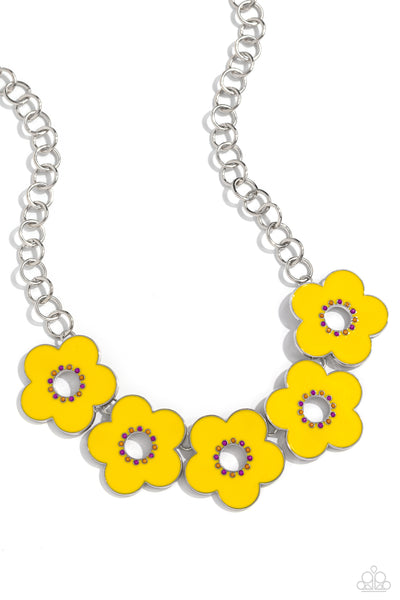 Paparazzi Cartoon Couture - Yellow Necklace