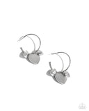 Paparazzi Casually Crushing - Silver Hoops Earrings