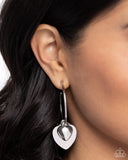 Paparazzi Casually Crushing - Silver Hoops Earrings