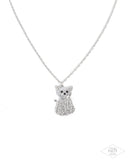 Paparazzi Cat Call- White Necklace