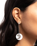 Paparazzi Celestial Change - White Earrings