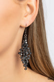 Paparazzi Celestial Comet - Black Hematite Earrings