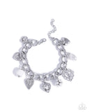Paparazzi Celestial Court- White Bracelet