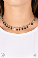 Paparazzi Champagne Catwalk - Black Necklace