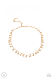 Paparazzi Champagne Catwalk - Gold Discs Necklace
