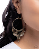 Paparazzi Chandelier Change- Brass Earrings