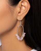 Paparazzi Chandelier Check - Pink Earrings