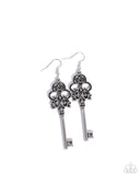 Paparazzi Château Chic- Silver Earrings
